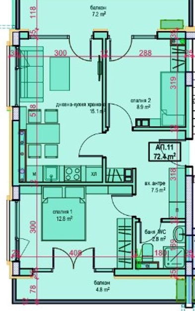 Продава  3-стаен област Бургас , гр. Приморско , 90 кв.м | 55830822 - изображение [4]