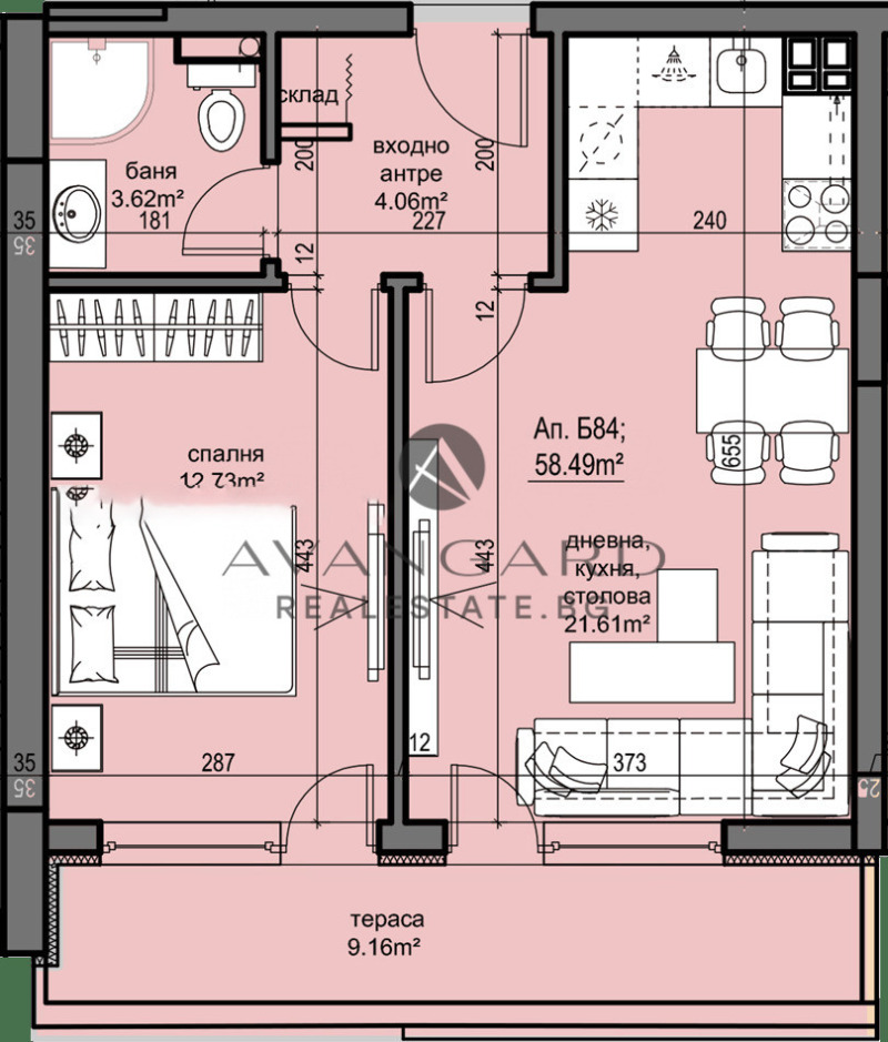 Продава 2-СТАЕН, гр. Пловдив, Христо Смирненски, снимка 9 - Aпартаменти - 48992110