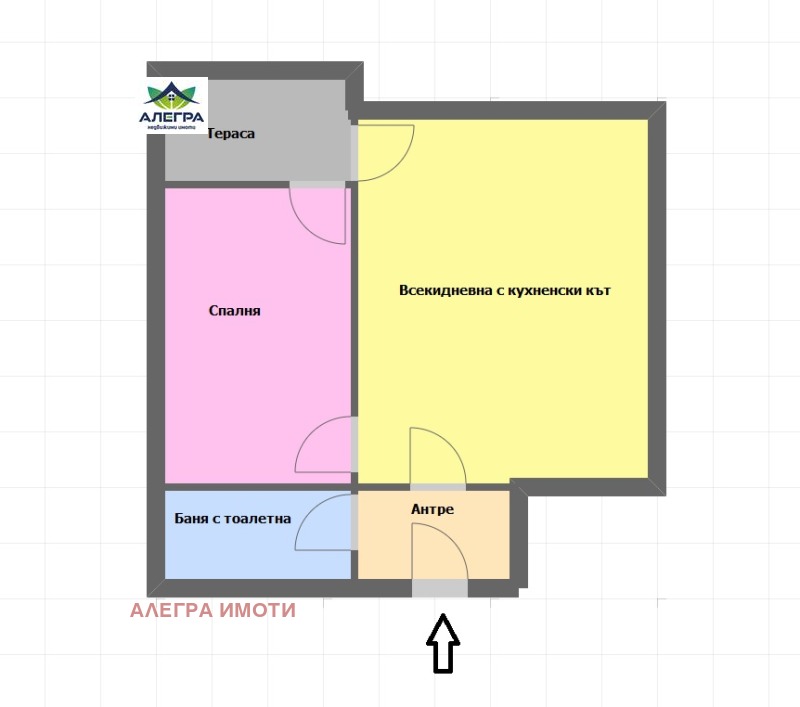 De vânzare  1 dormitor Pazardjic , Țentâr , 50 mp | 66199873