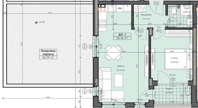 Till salu  1 sovrum Plovdiv , Karsjijaka , 113 kvm | 57725499 - bild [3]