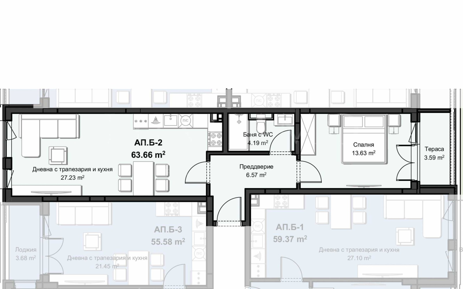 Продава 2-СТАЕН, гр. Пловдив, Христо Смирненски, снимка 7 - Апартаменти - 54357034