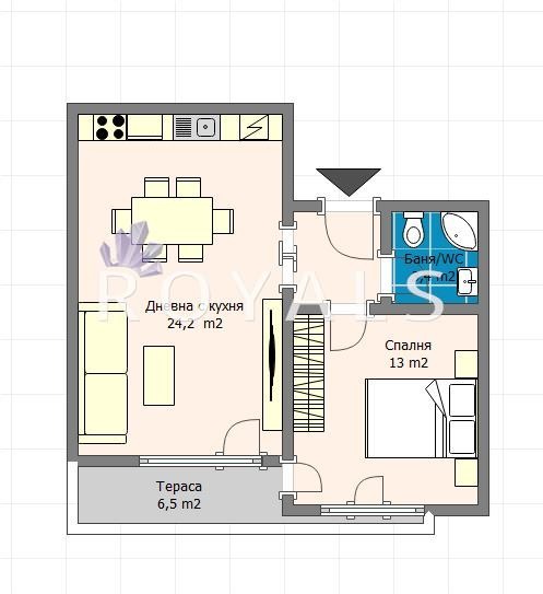 Продава 2-СТАЕН, гр. Варна, Владислав Варненчик 1, снимка 2 - Апартаменти - 54068672