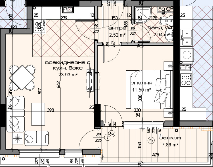 Продава 2-СТАЕН, гр. Варна, Младост 1, снимка 2 - Апартаменти - 54079465
