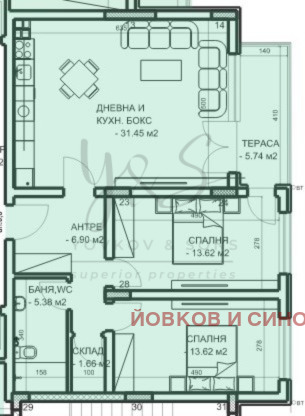 Til salgs  2 soverom Plovdiv , Mladesjki Halm , 104 kvm | 52181885