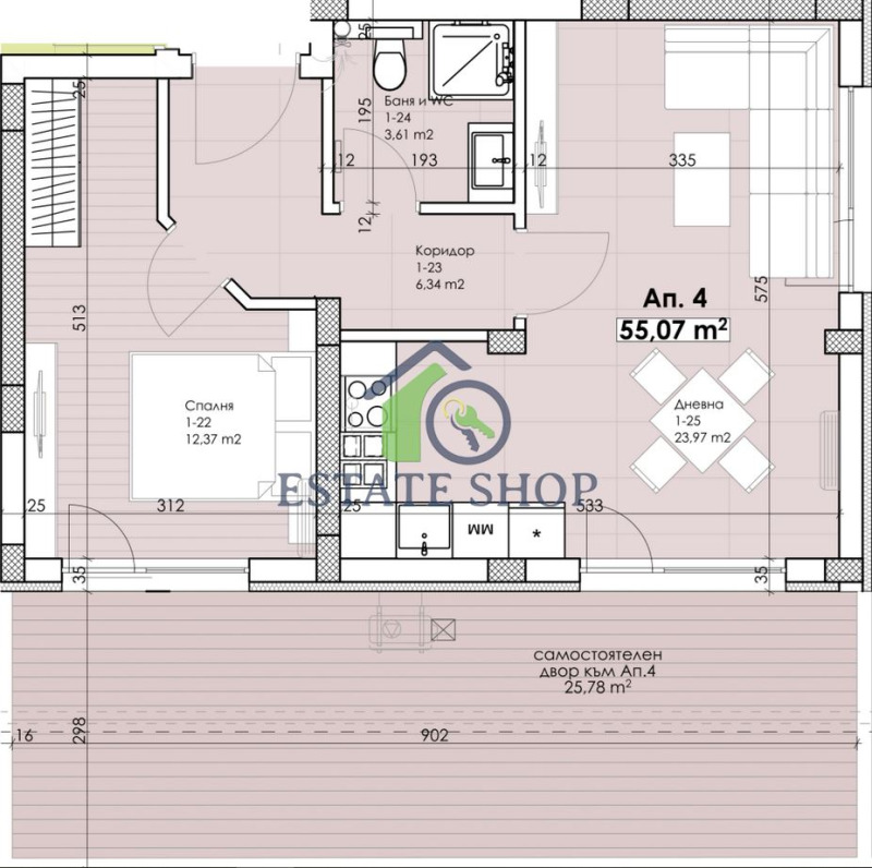 Продава 2-СТАЕН, гр. Пловдив, Беломорски, снимка 6 - Aпартаменти - 43499571