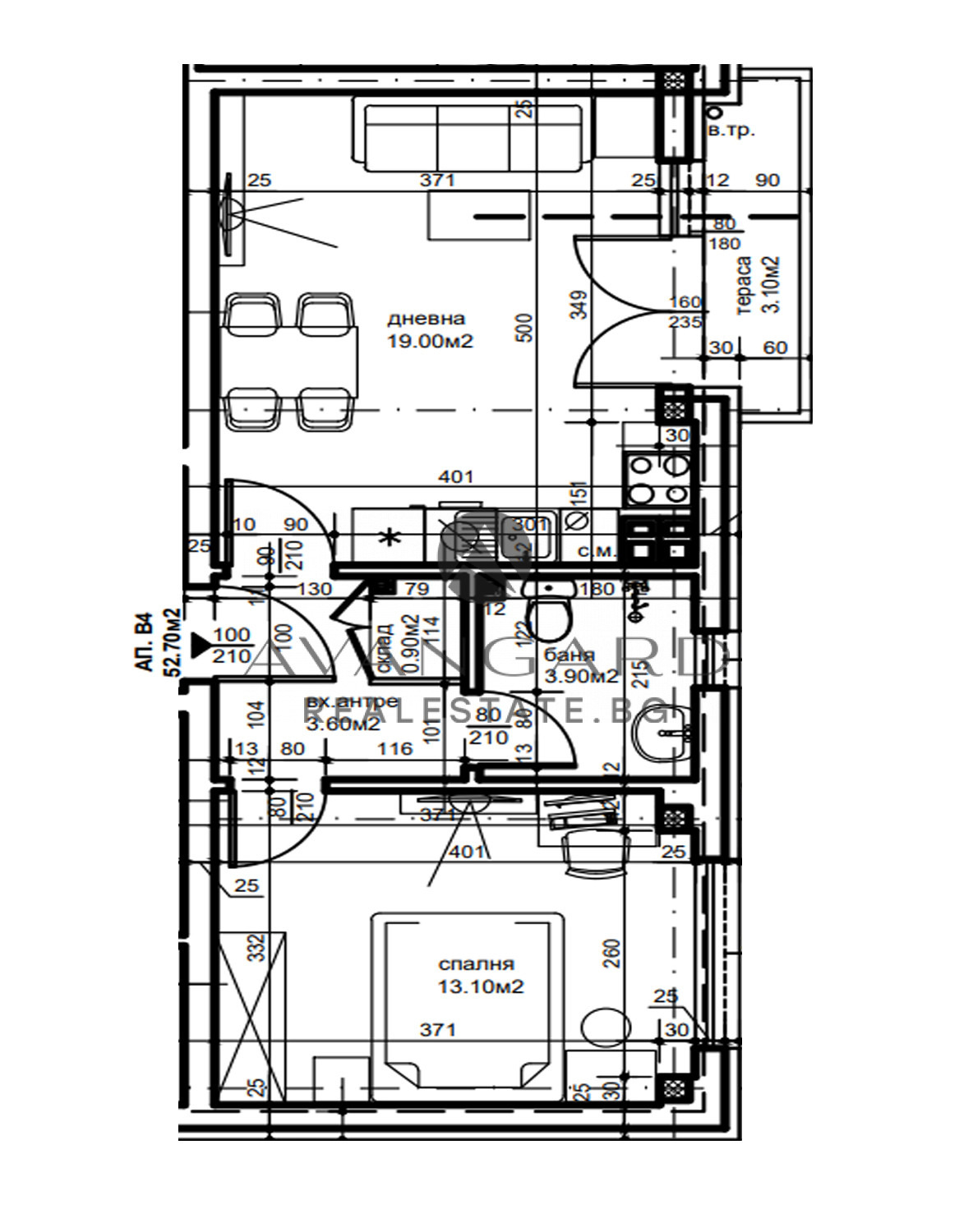 Продава 2-СТАЕН, гр. Пловдив, Прослав, снимка 6 - Апартаменти - 53948695