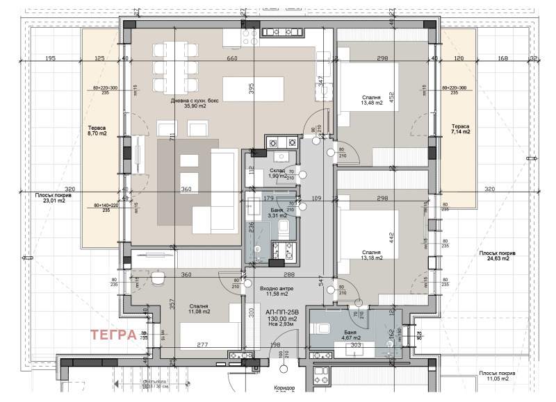 En venta  3 dormitorios Sofia , Krastova vada , 156 metros cuadrados | 48243614 - imagen [2]