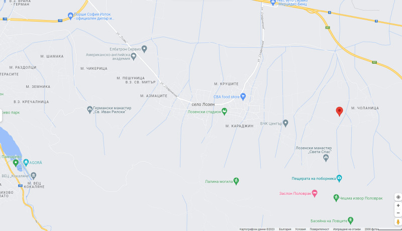 Продава ПАРЦЕЛ, гр. София, с. Лозен, снимка 10 - Парцели - 53024826