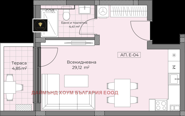 Продава 1-СТАЕН, гр. Пловдив, Остромила, снимка 2 - Aпартаменти - 48809519