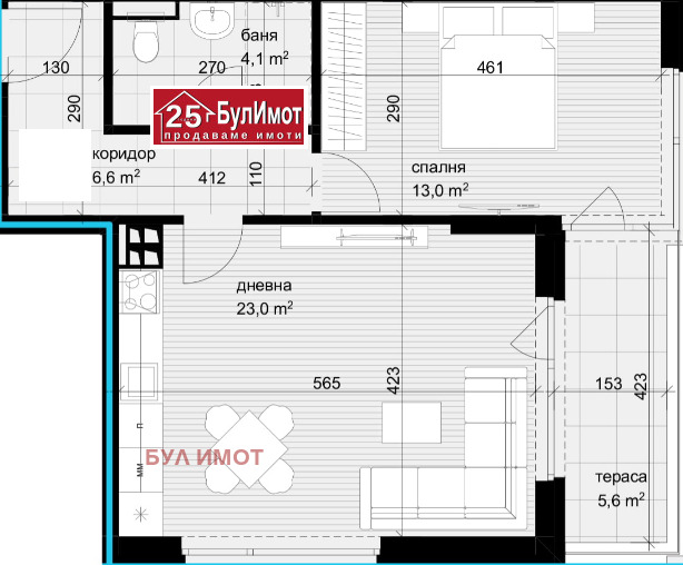 Продава  2-стаен град Варна , Аспарухово , 65 кв.м | 77185785 - изображение [5]