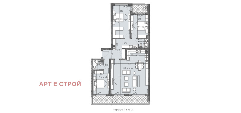 Продава 4-СТАЕН, гр. София, Кръстова вада, снимка 5 - Апартаменти - 53148032
