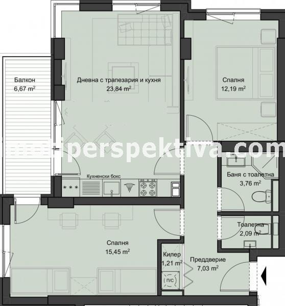 Продава 3-СТАЕН, гр. Пловдив, Кючук Париж, снимка 13 - Апартаменти - 53150461