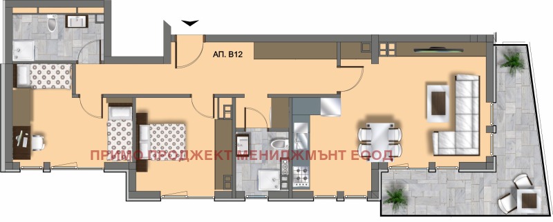 Zu verkaufen  2 Schlafzimmer Sofia , Owtscha kupel , 126 qm | 85416722 - Bild [4]