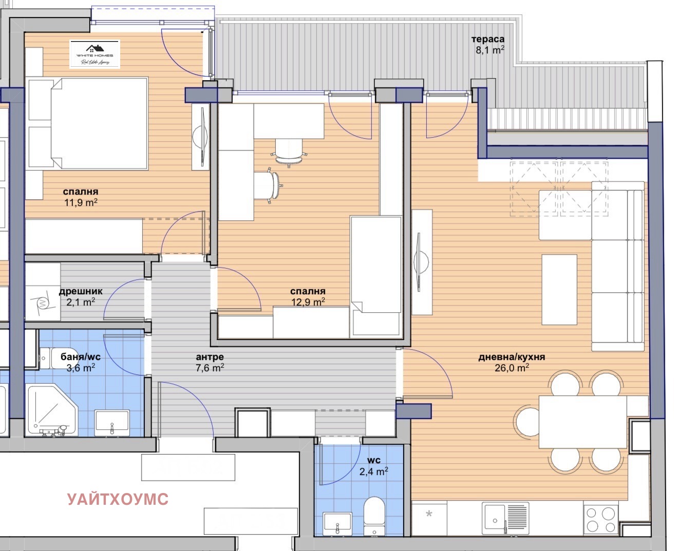 Продава 3-СТАЕН, гр. София, Малинова долина, снимка 17 - Апартаменти - 53949274