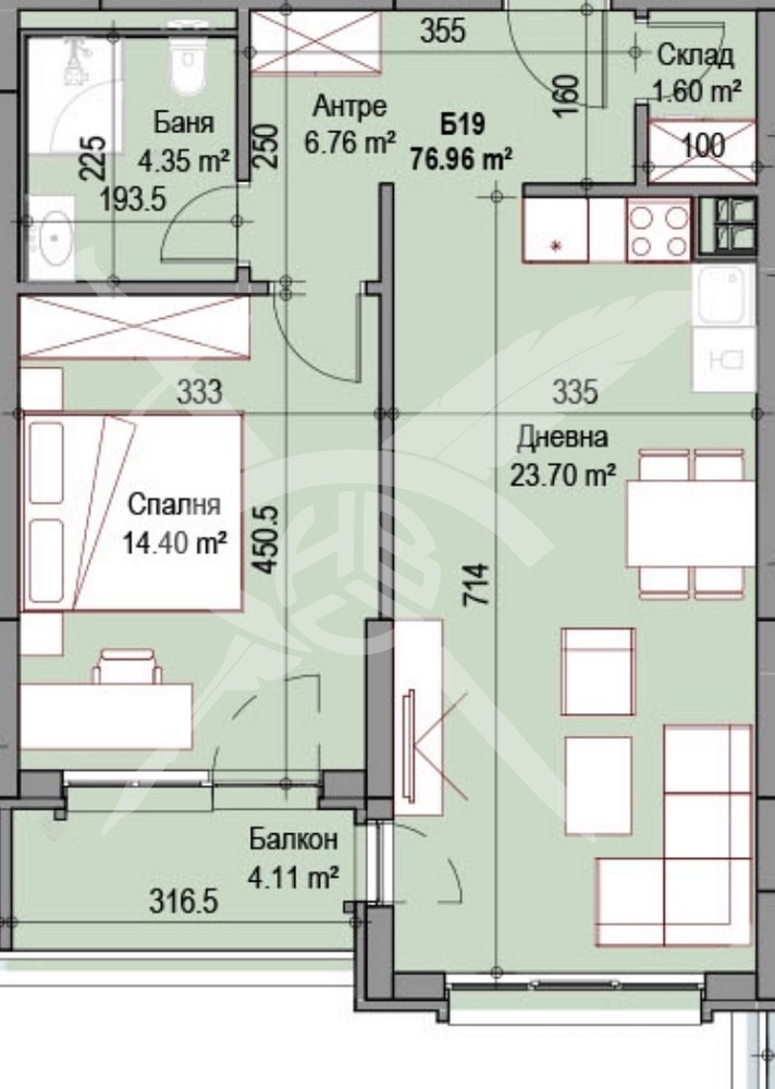 Продава 2-СТАЕН, гр. София, Хаджи Димитър, снимка 2 - Aпартаменти - 46856889