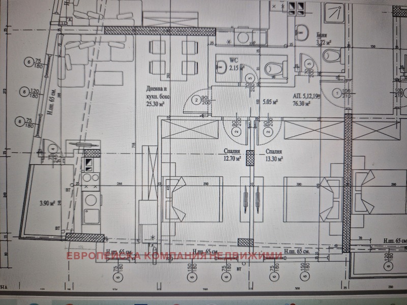Продава 3-СТАЕН, гр. София, Овча купел, снимка 16 - Апартаменти - 52832377