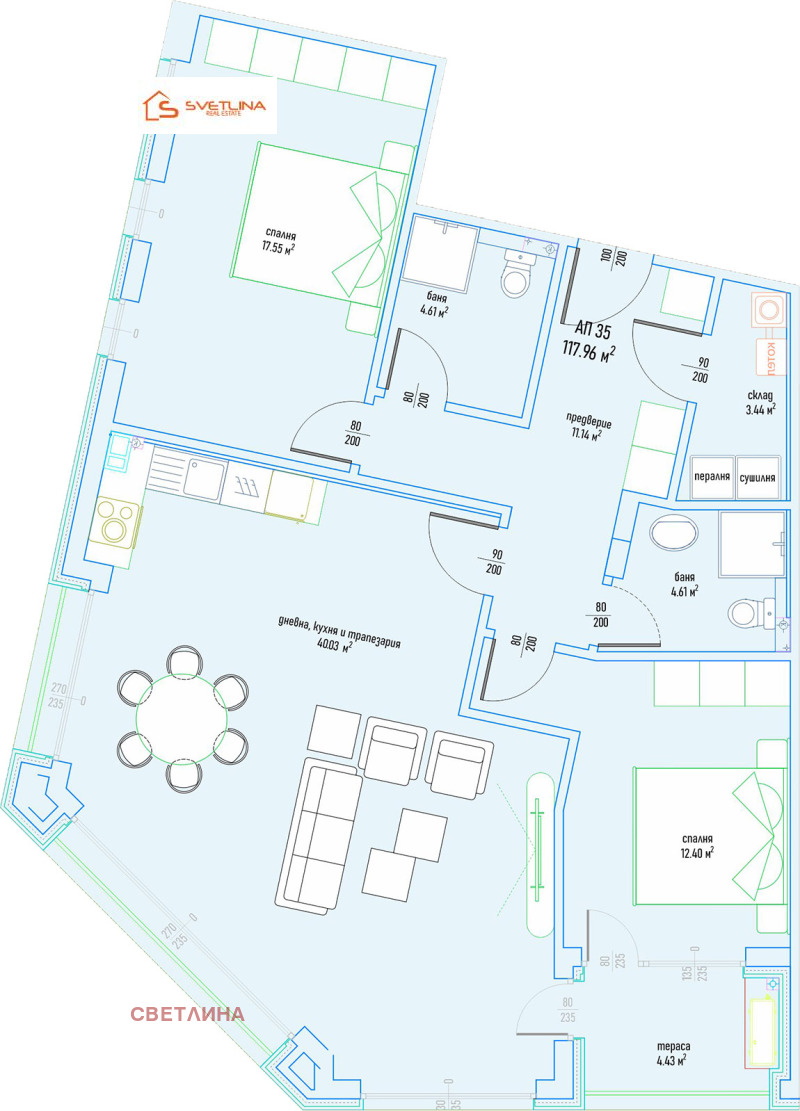 Продава 3-СТАЕН, гр. София, Дървеница, снимка 9 - Апартаменти - 53589892