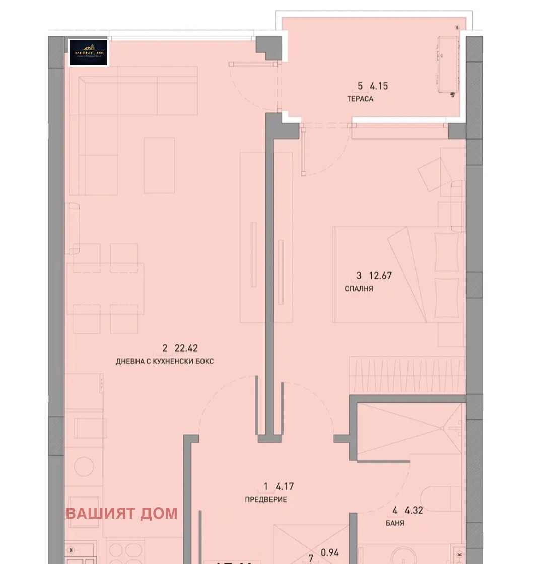 Продава 2-СТАЕН, гр. София, Малинова долина, снимка 2 - Апартаменти - 55390505