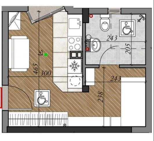 Продава 1-СТАЕН, гр. София, Красна поляна 3, снимка 8 - Апартаменти - 54187182