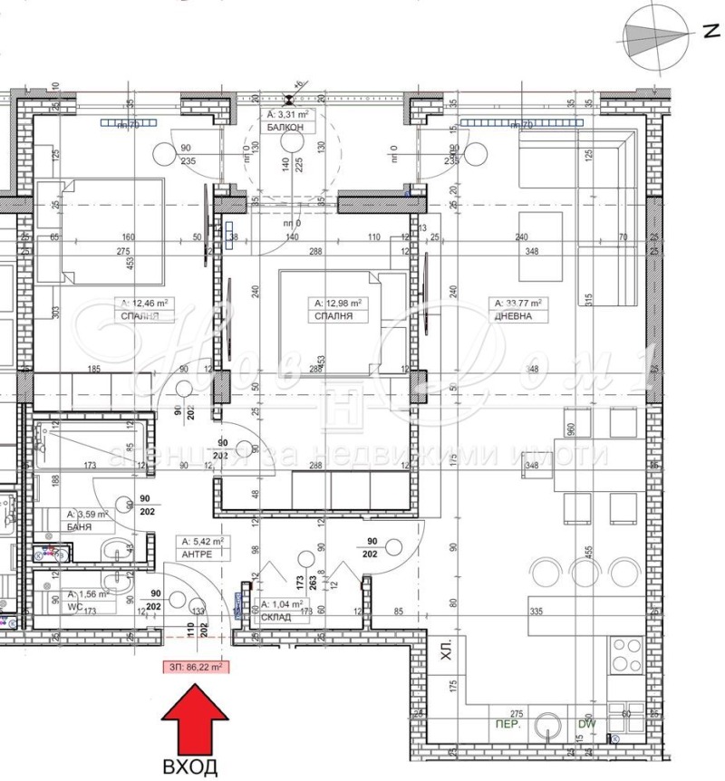 Продава 3-СТАЕН, гр. София, Слатина, снимка 6 - Апартаменти - 53232333