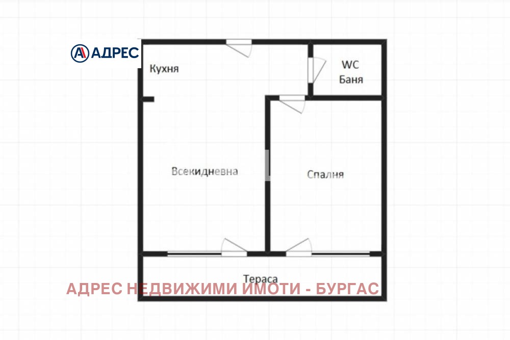 Продава 2-СТАЕН, гр. Бургас, Лазур, снимка 5 - Апартаменти - 54841697