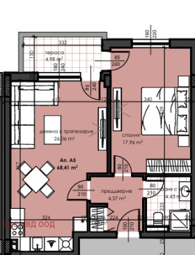 1 dormitor Asenovgrad, regiunea Plovdiv