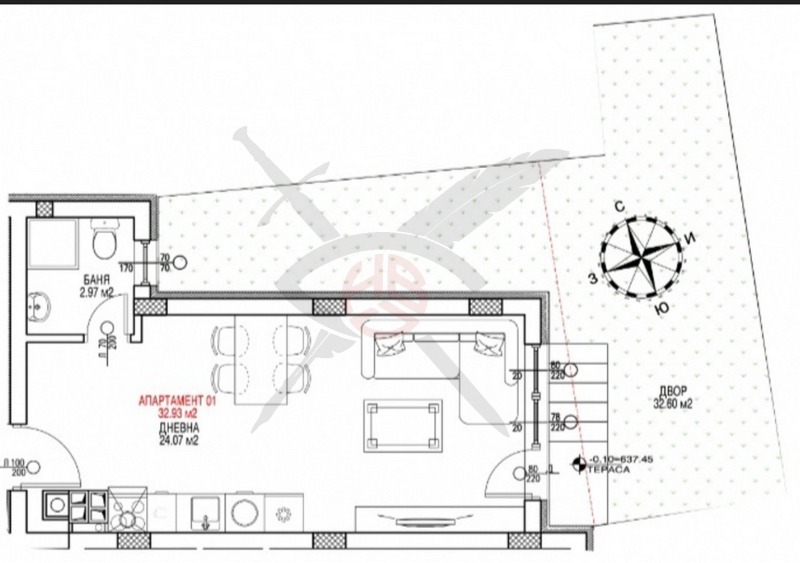 Zu verkaufen  Studio Sofia , Witoscha , 33 qm | 32023319 - Bild [3]