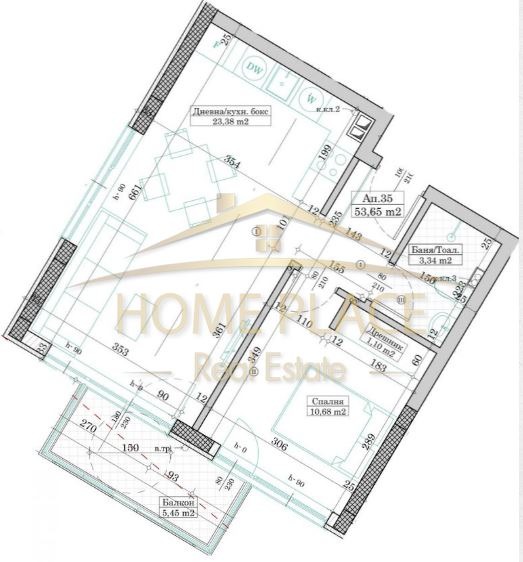 Satılık  1 yatak odası Varna , Vinica , 59 metrekare | 79973892 - görüntü [5]