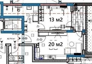 Na prodej  1 ložnice Varna , Cveten kvartal , 63 m2 | 89855651 - obraz [4]
