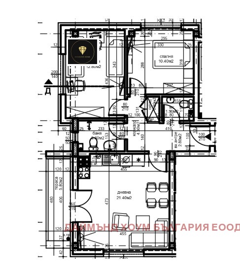 Na prodej  2 ložnice Plovdiv , Christo Smirnenski , 92 m2 | 57397492 - obraz [2]