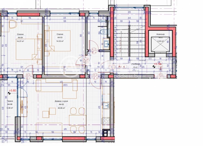 Satılık  2 yatak odası Sofia , Dragalevci , 120 metrekare | 30231855 - görüntü [4]