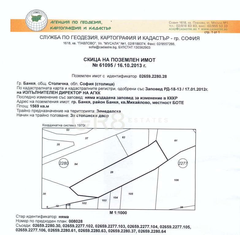 Продава  Парцел град София , гр. Банкя , 8920 кв.м | 46228028 - изображение [2]