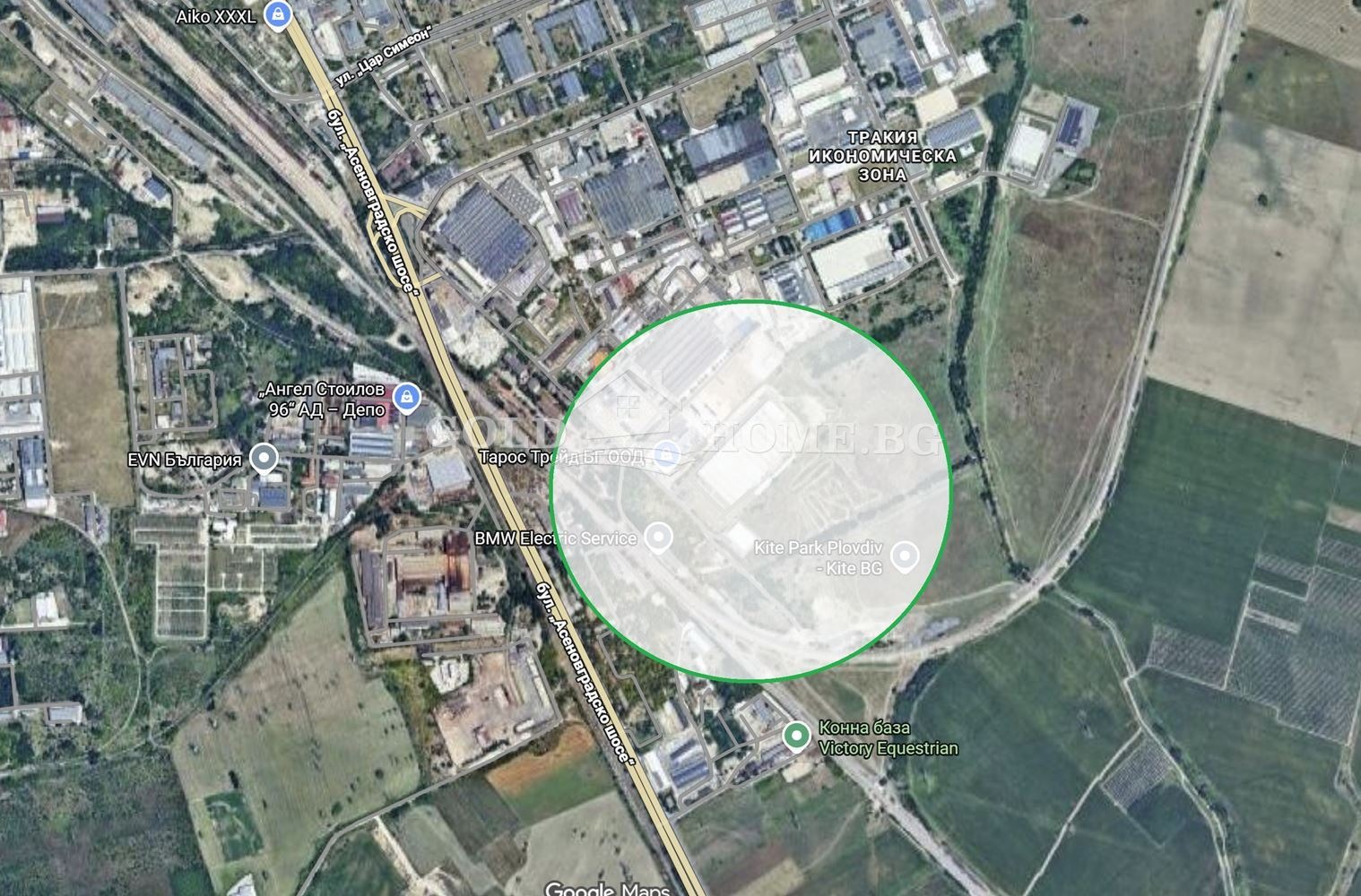 Продава ПАРЦЕЛ, гр. Пловдив, Тракия