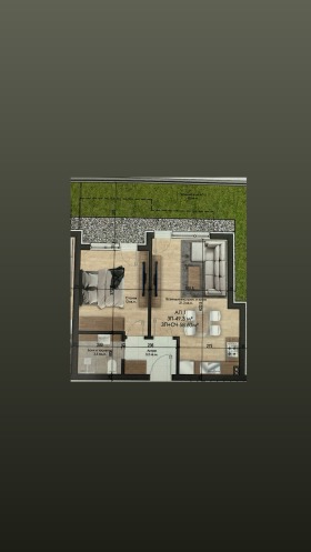 Продава 2-стаен област Пазарджик гр. Велинград - [1] 