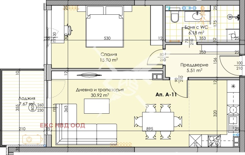 À vendre  1 chambre Plovdiv , Karchiyaka , 89 m² | 44018339