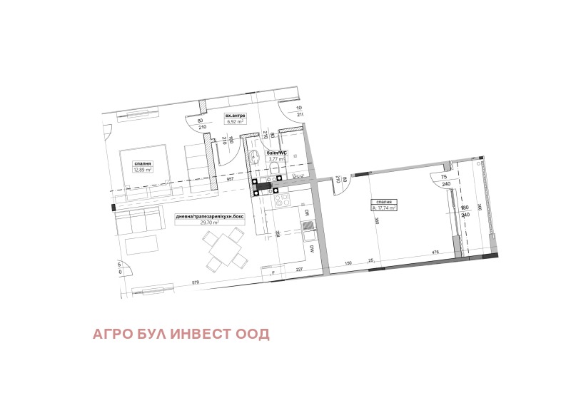 Продава 3-СТАЕН в град Велико Търново, Бузлуджа - 115 кв.м / 143 800 € » 281 248.35 лв., АГРО БУЛ ИНВЕСТ ООД