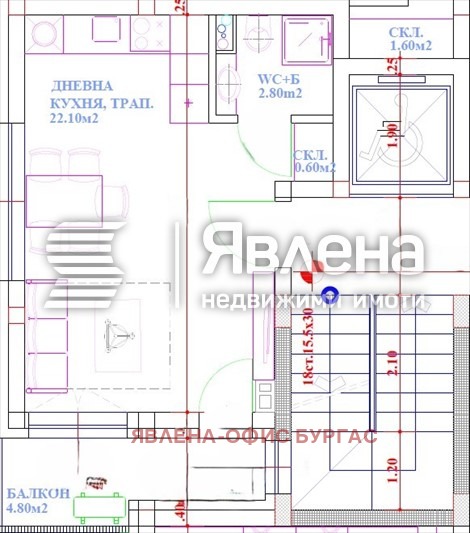 Продава 1-СТАЕН, гр. Созопол, област Бургас, снимка 3 - Апартаменти - 53079072