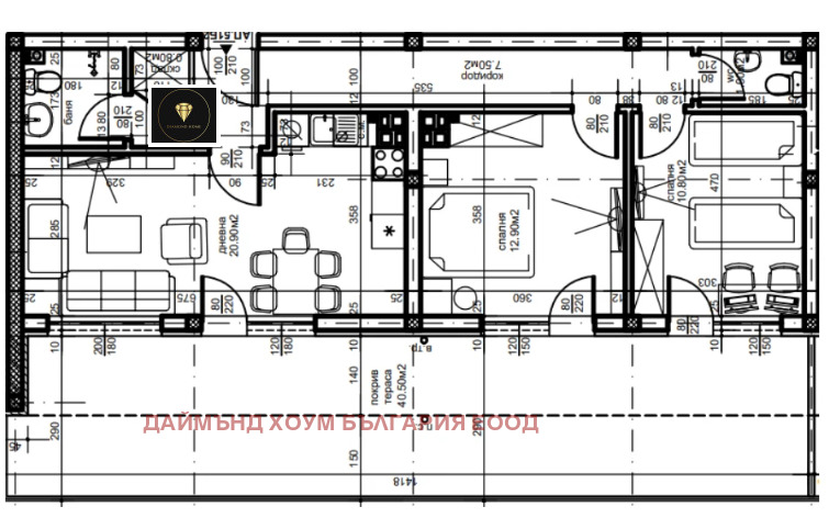 Продава 3-СТАЕН, гр. Пловдив, Южен, снимка 2 - Aпартаменти - 49355604