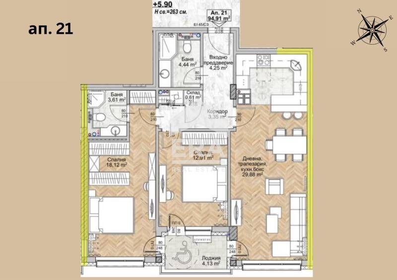 Продава 3-СТАЕН, гр. София, Люлин 8, снимка 3 - Апартаменти - 53286131