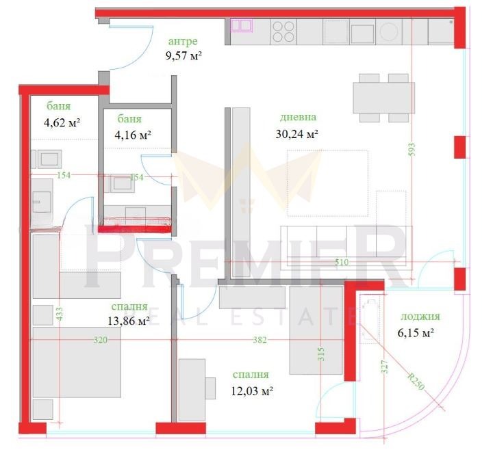 Продава 3-СТАЕН, гр. Варна, Трошево, снимка 12 - Апартаменти - 53643709