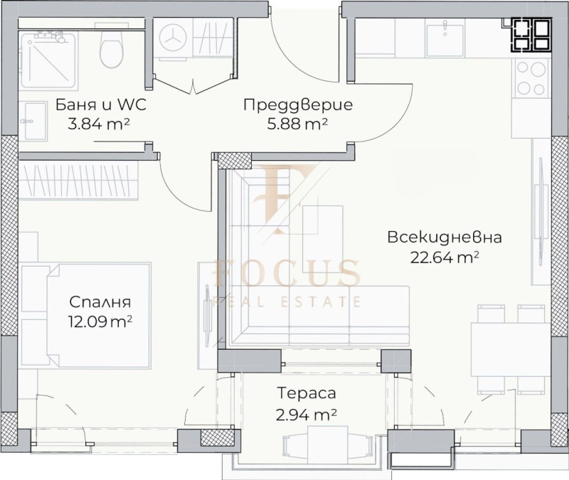 Продава 2-СТАЕН, гр. Пловдив, Христо Смирненски, снимка 1 - Aпартаменти - 47749212