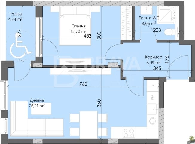 Продава 2-СТАЕН, гр. Пловдив, Кършияка, снимка 10 - Апартаменти - 53410789