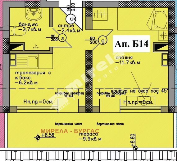 Продава 2-СТАЕН, гр. Черноморец, област Бургас