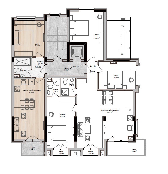Продава 2-СТАЕН, гр. Хасково, Бадема