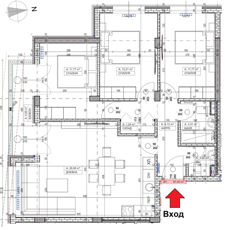 Продава 4-СТАЕН, гр. София, Слатина, снимка 3 - Aпартаменти - 48572880