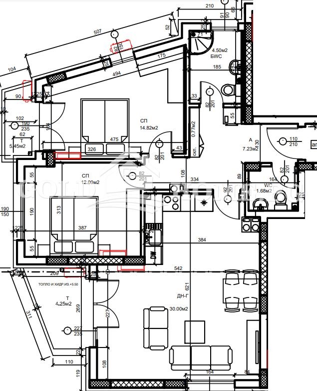 In vendita  2 camere da letto Plovdiv , Hristo Smirnenski , 93 mq | 39377463 - Immagine [7]