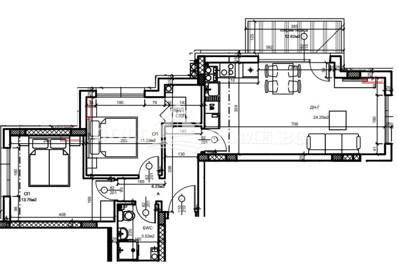 In vendita  2 camere da letto Plovdiv , Hristo Smirnenski , 93 mq | 39377463 - Immagine [2]