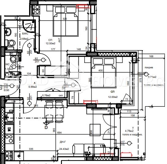 In vendita  2 camere da letto Plovdiv , Hristo Smirnenski , 93 mq | 39377463 - Immagine [5]