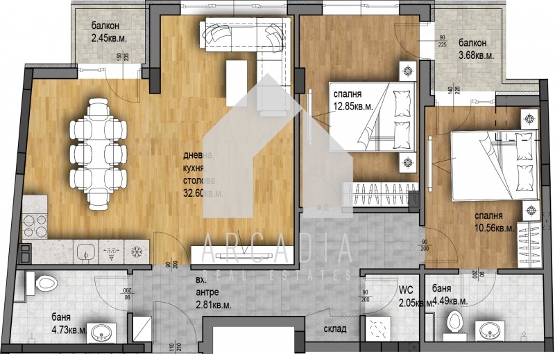 Продава 3-СТАЕН, гр. Пловдив, Въстанически, снимка 3 - Апартаменти - 54263729