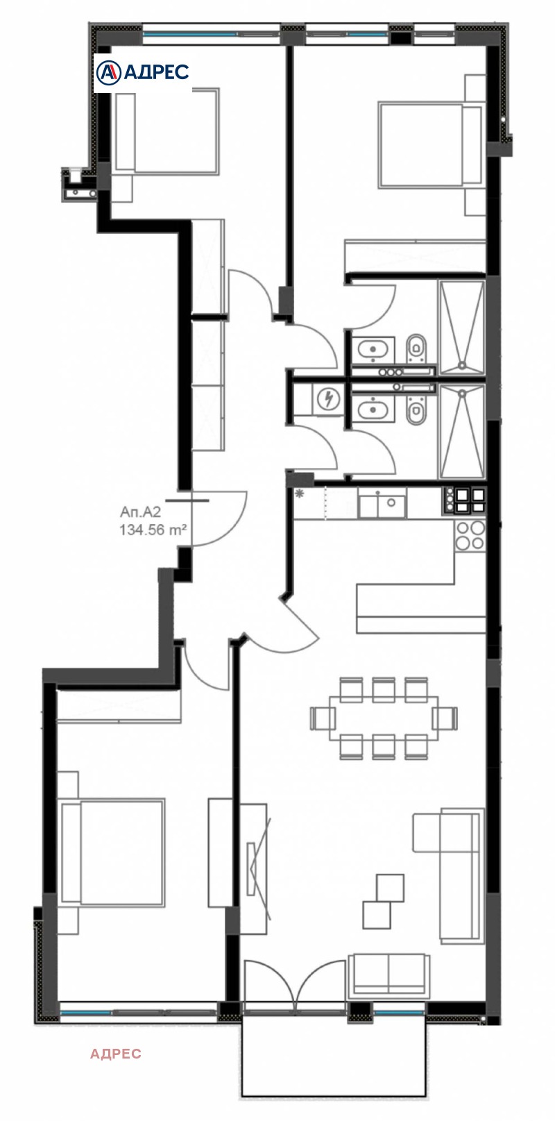 In vendita  3+ camere da letto Varna , Briz , 159 mq | 50018403 - Immagine [8]